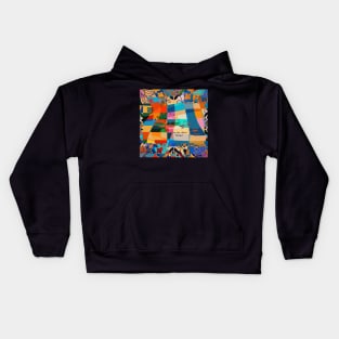 Azores in abstract Kids Hoodie